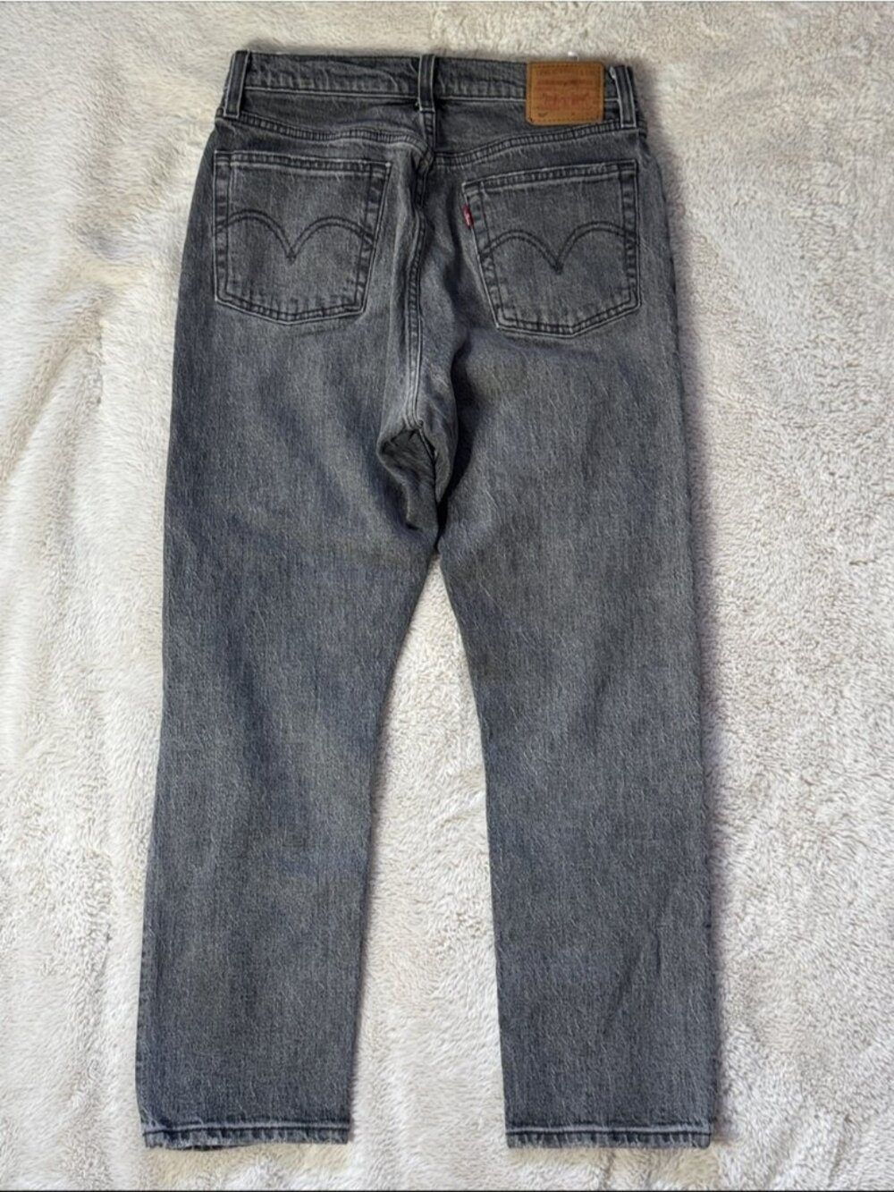 Levis Premium 501 Jeans Size 27x26 Faded Black